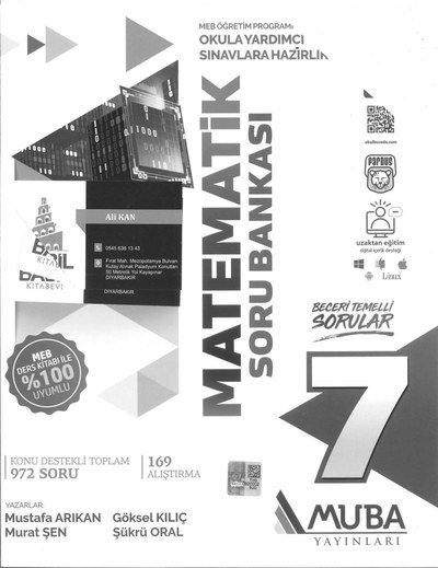 MATEMATİK SORU BANKASI Panda Fotokopi & Baskı Merkezi