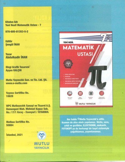 MATEMATİK USTASI Panda Fotokopi & Baskı Merkezi