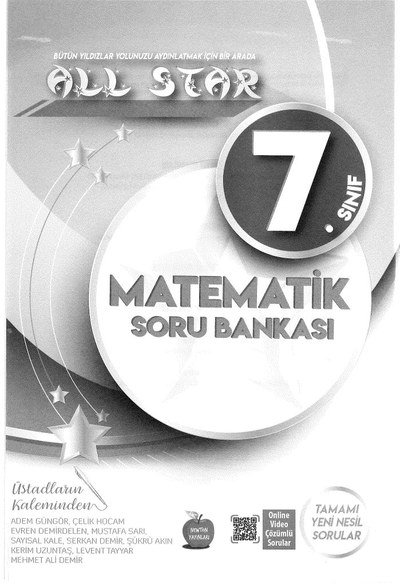 ALL STAR MATEMATİK SORU BANKASI Panda Fotokopi & Baskı Merkezi