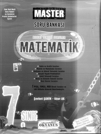 MASTER SORU BANKASI MATEMATİK Panda Fotokopi & Baskı Merkezi