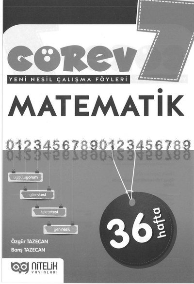 GÖREV YENİ NESİL ÇALIŞMA FÖYLERİ MATEMATİK Panda Fotokopi & Baskı Merkezi