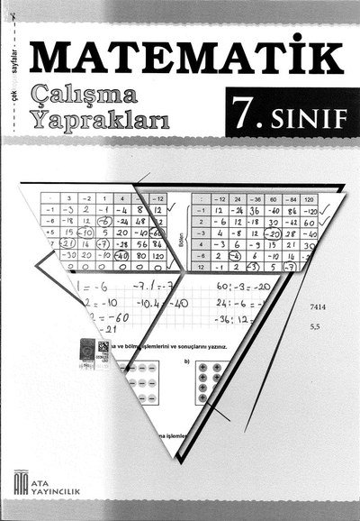 MATEMATİK ÇALIŞMA YAPRAKLARI Panda Fotokopi & Baskı Merkezi