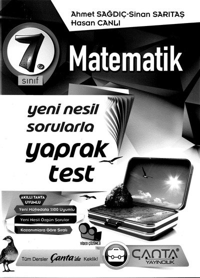 MATEMATİK YENİ NESİL SORULARLA YAPRAK TEST Panda Fotokopi & Baskı Merkezi