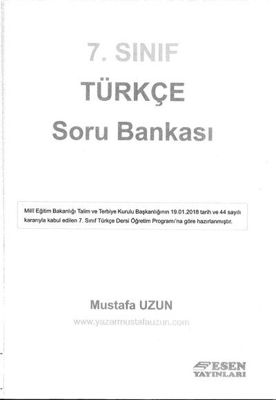 TÜRKÇE SORU BANKASI Panda Fotokopi & Baskı Merkezi