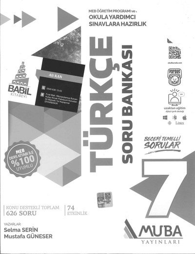 TÜRKÇE SORU BANKASI Panda Fotokopi & Baskı Merkezi