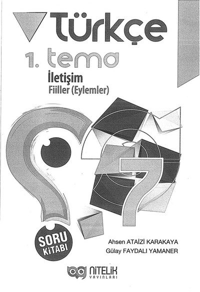 TÜRKÇE 1. TEMA İLETİŞİM FİİLLER