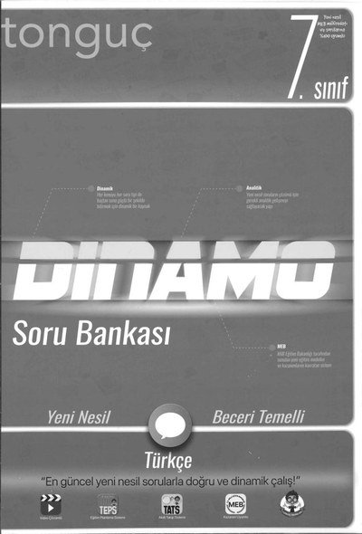 DİNAMO SORU BANKASI TÜRKÇE Panda Fotokopi & Baskı Merkezi