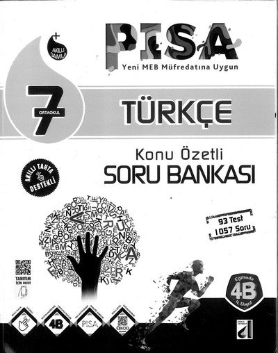 TÜRKÇE KONU ÖZETLİ SORU BANKASI Panda Fotokopi & Baskı Merkezi