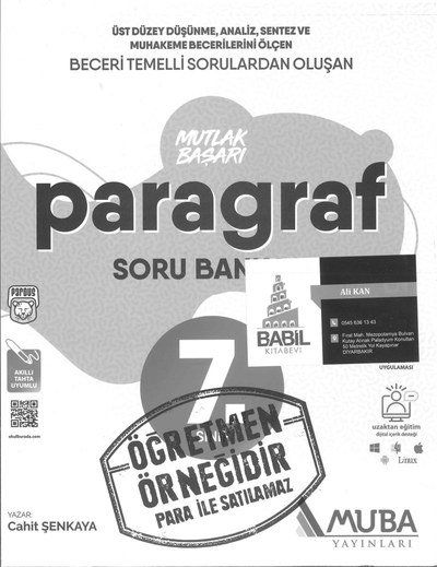 MUTLAK BAŞARI PARAGRAF SORU BANKASI Panda Fotokopi & Baskı Merkezi