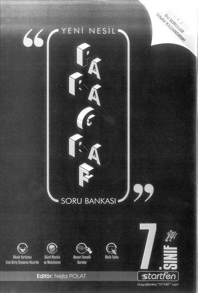 PARAGRAF SORU BANKASI Panda Fotokopi & Baskı Merkezi