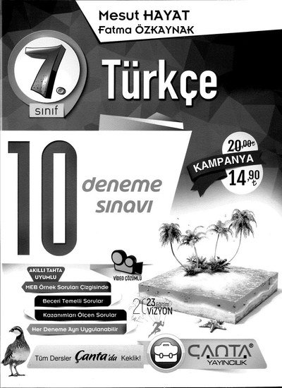 TÜRKÇE 10 DENEME Panda Fotokopi & Baskı Merkezi