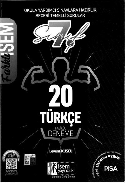 20 TÜRKÇE FASİKÜL DENEME Panda Fotokopi & Baskı Merkezi