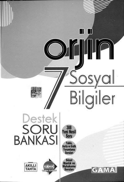 ORJİN SOSYAL BİLGİLER SORU BANKASI Panda Fotokopi & Baskı Merkezi