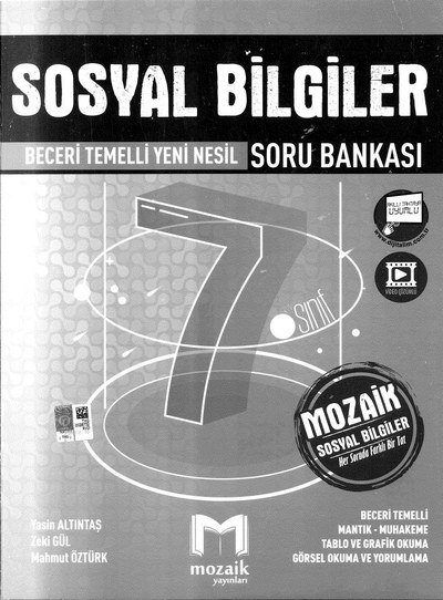 SOSYAL BİLGİLER BECERİ TEMELLİ SORU BANKASI Panda Fotokopi & Baskı Merkezi