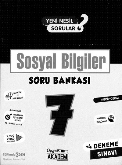 SOSYAL BİLGİLER SORU BANKASI