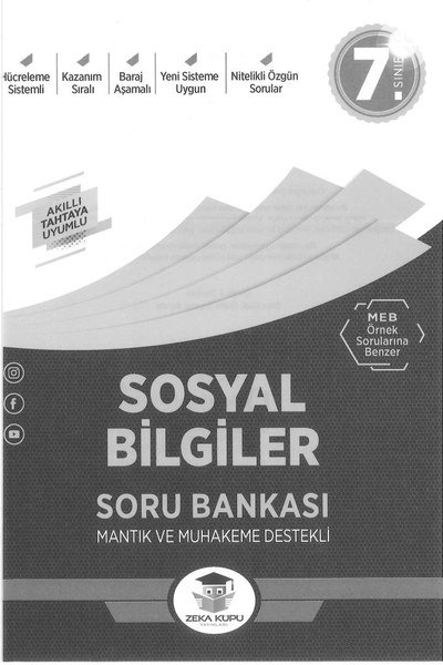 SOSYAL BİLGİLER SORU BANKASI MANTIK VE MUHAKEME DESTEKLİ