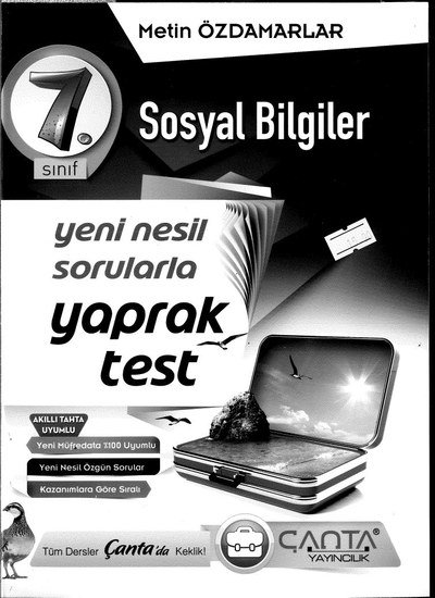 SOSYAL BİLGİLER YENİ NESİL SORULARLA YAPRAK TEST Panda Fotokopi & Baskı Merkezi