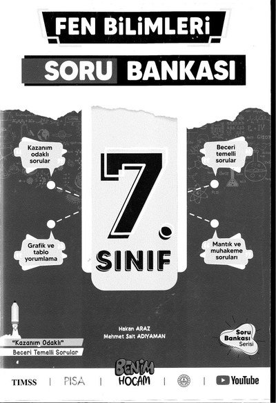 FEN BİLİMLERİ SORU BANKASI Panda Fotokopi & Baskı Merkezi