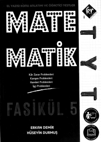 MATEMATİK FASİKÜL 5 (EL YAZISI KONU ANLATIMI VE ÖĞRETİCİSİ TESTLER)