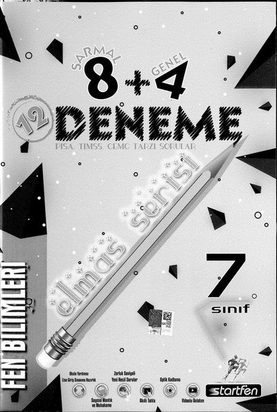 12 DENEME ELMAS SERİSİ FEN BİLİMLERİ Panda Fotokopi & Baskı Merkezi