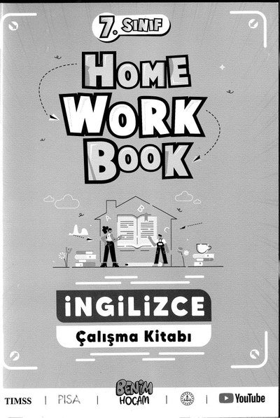 HOME WORK BOOK İNGİLİZCE ÇALIŞMA KİTABI Panda Fotokopi & Baskı Merkezi