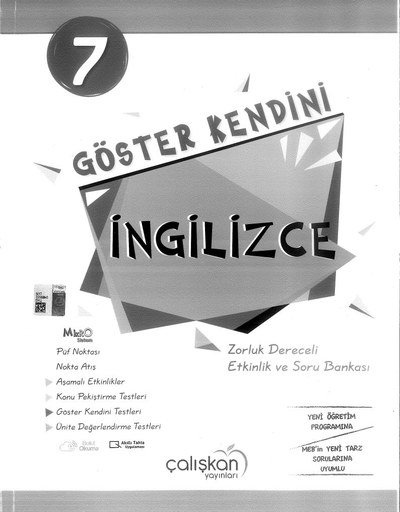 GÖSTER KENDİNİ İNGİLİZCE