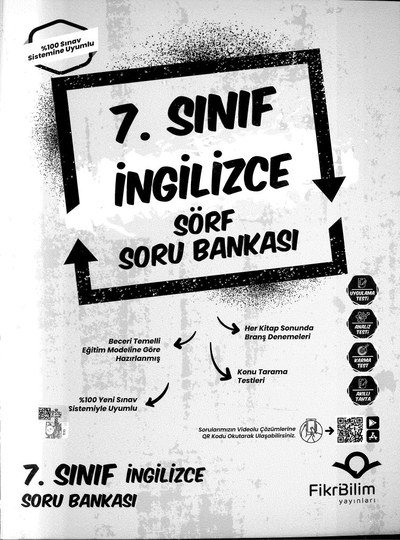 İNGİLİZCE SÖRF SORU BANKASI Panda Fotokopi & Baskı Merkezi