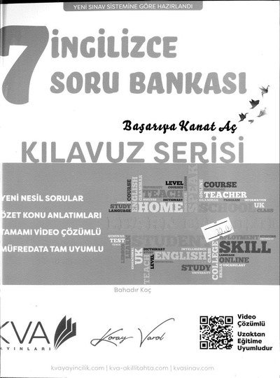İNGİLİZCE SORU BANKASI KILAVUZ SERİSİ Panda Fotokopi & Baskı Merkezi