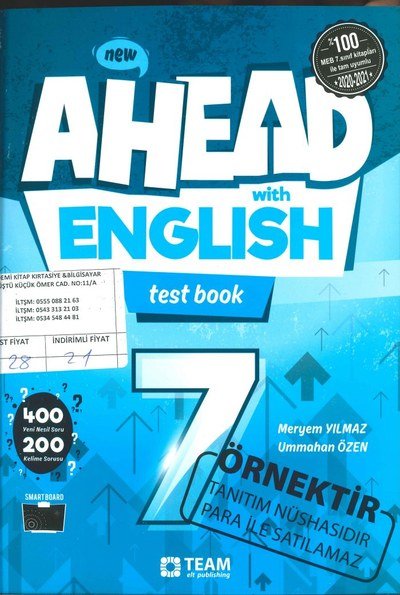 AHEAD WITH ENGLISH TEST BOOK Panda Fotokopi & Baskı Merkezi