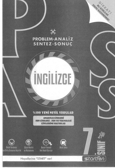 İNGİLİZCE %100 YENİ NESİL SORULAR