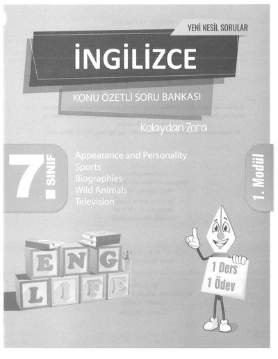 İNGİLİZCE KONU ÖZETLİ SORU BANKASI