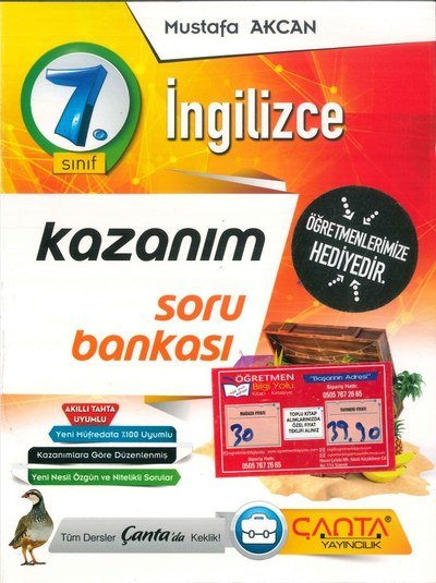 İNGİLİZCE KAZANIM SORU BANKASI Panda Fotokopi & Baskı Merkezi