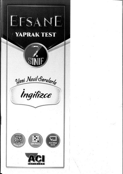 EFSANE YAPRAK TEST YENİ NESİL SORULARLA İNGİLİZCE Panda Fotokopi & Baskı Merkezi