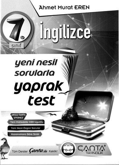 İNGİLİZCE YENİ NESİL SORULARLA YAPRAK TEST Panda Fotokopi & Baskı Merkezi