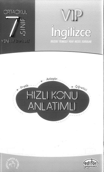 VIP İNGİLİZCE HIZLI KONU ANLATIMLI