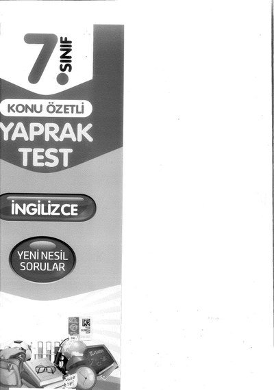KONU ÖZETLİ YAPRAK TEST İNGİLİZCE Panda Fotokopi & Baskı Merkezi