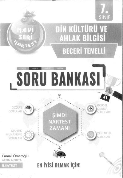 DİN KÜLTÜRÜ VE AHLAK BİLGİSİ BECERİ TEMELLİ SORU BANKASI Panda Fotokopi & Baskı Merkezi