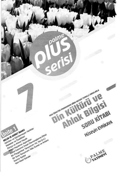 PLUS SERİSİ DİN KÜLTÜRÜ VE AHLAK BİLGİSİ SORU KİTABI Panda Fotokopi & Baskı Merkezi