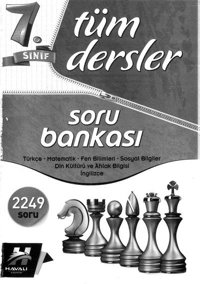 TÜM DERSLER SORU BANKASI