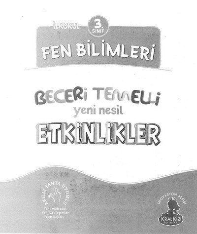 FEN BİLİMLERİ BECERİ TEMELLİ ETKİNLİKLER Panda Fotokopi & Baskı Merkezi