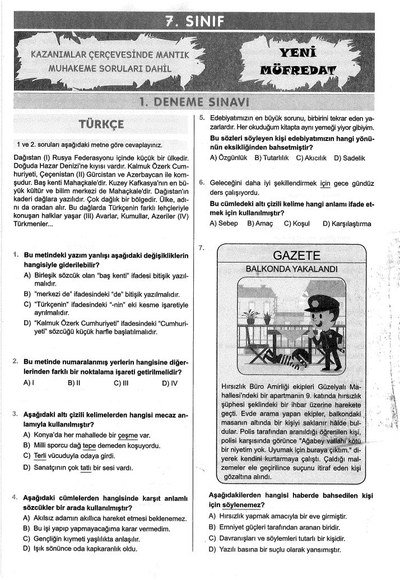 6 ADET DENEME ÇÖZÜMLÜ Panda Fotokopi & Baskı Merkezi