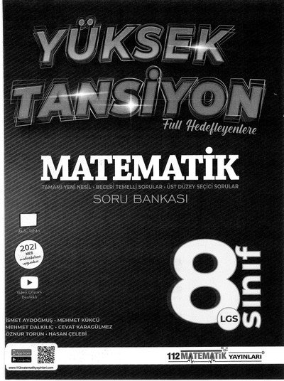 YÜKSEK TANSİYON MATEMATİK SORU BANKASI Panda Fotokopi & Baskı Merkezi