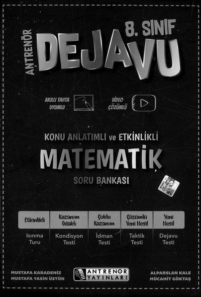 ANTRENÖR DEJAVU KONU ANLATIMLI MATEMATİK SORU BANKASI Panda Fotokopi & Baskı Merkezi