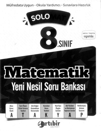 MATEMATİK YENİ NESİL SORU BANKASI Panda Fotokopi & Baskı Merkezi