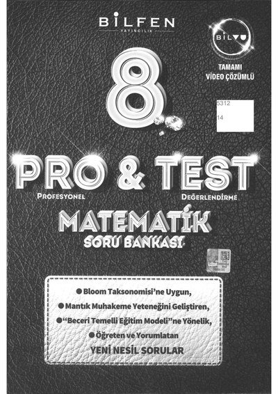 PRO & TEST MATEMATİK SORU BANKASI