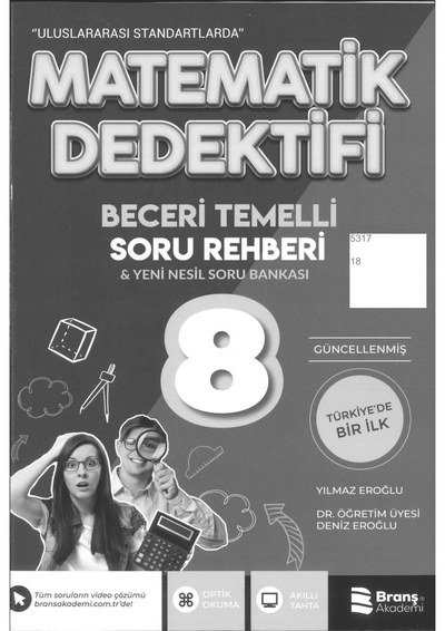 MATEMATİK DEDEKTİFİ BECERİ TEMELLİ SORU REHBERİ SORU BANKASI Panda Fotokopi & Baskı Merkezi