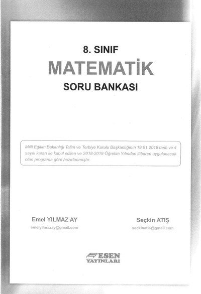 MATEMATİK SORU BANKASI Panda Fotokopi & Baskı Merkezi