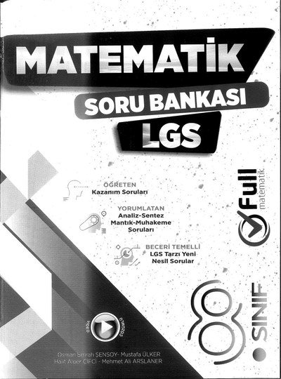 MATEMATİK SORU BANKASI LGS Panda Fotokopi & Baskı Merkezi