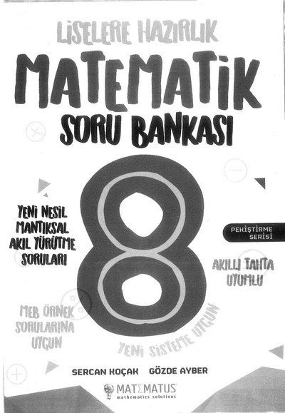 MATEMATİK SORU BANKASI Panda Fotokopi & Baskı Merkezi