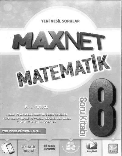 MAXNET MATEMATİK SORU KİTABI Panda Fotokopi & Baskı Merkezi